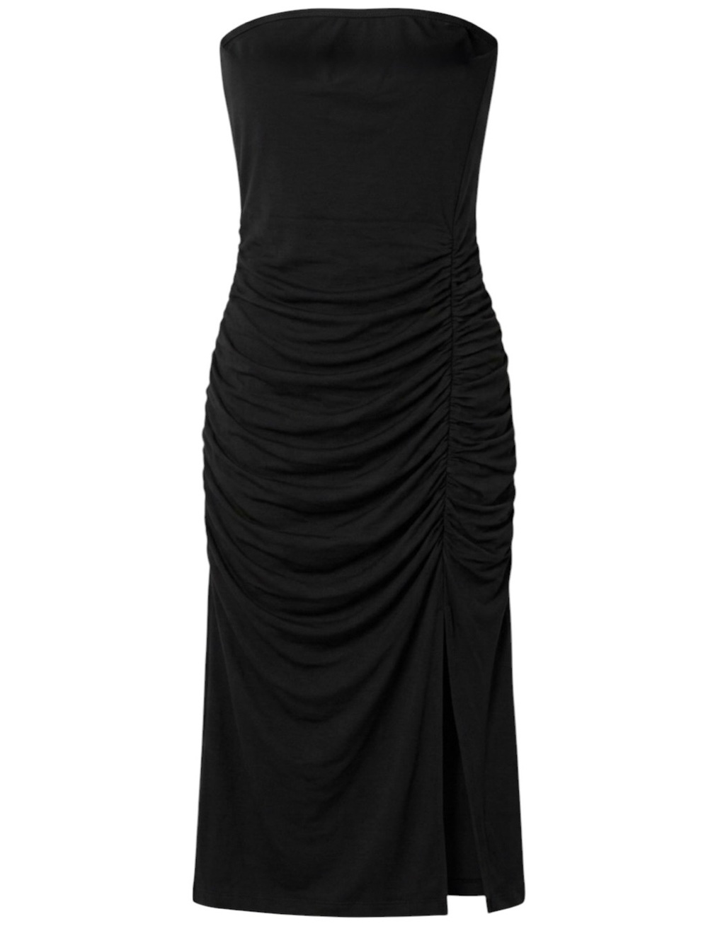 Klassy Network Tube Top Brami Dress in Black Size XL